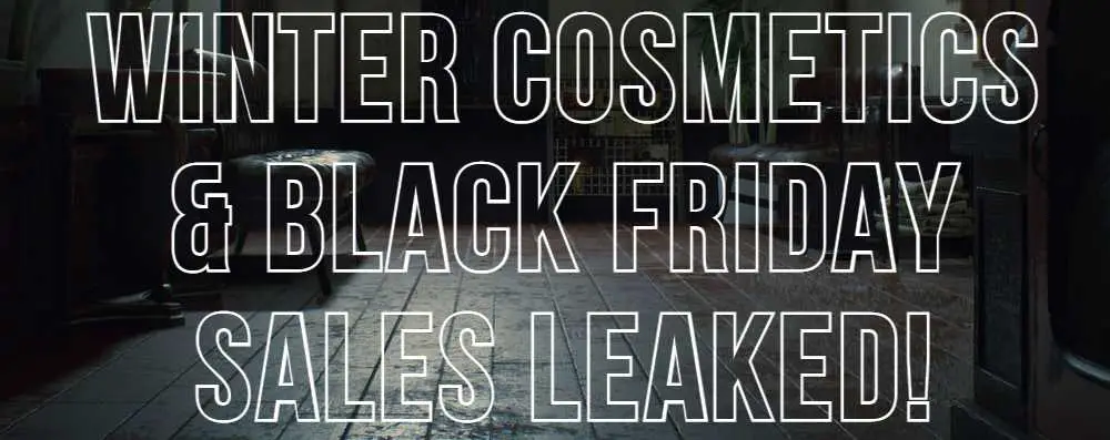 Dead by Daylight Leaks – Upcoming Winter Cosmetics & Black Friday Sales LEAKED!
